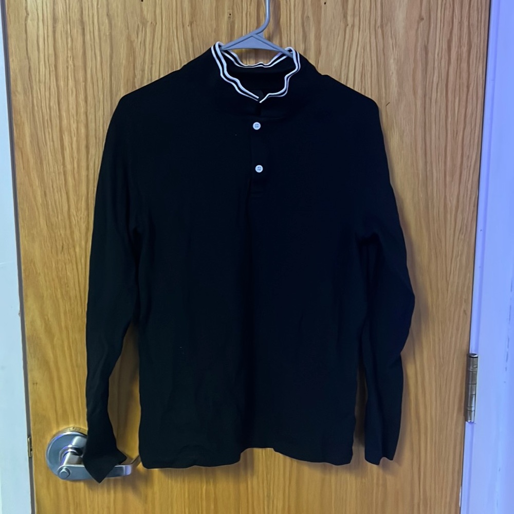 Black long sleeve with buttons